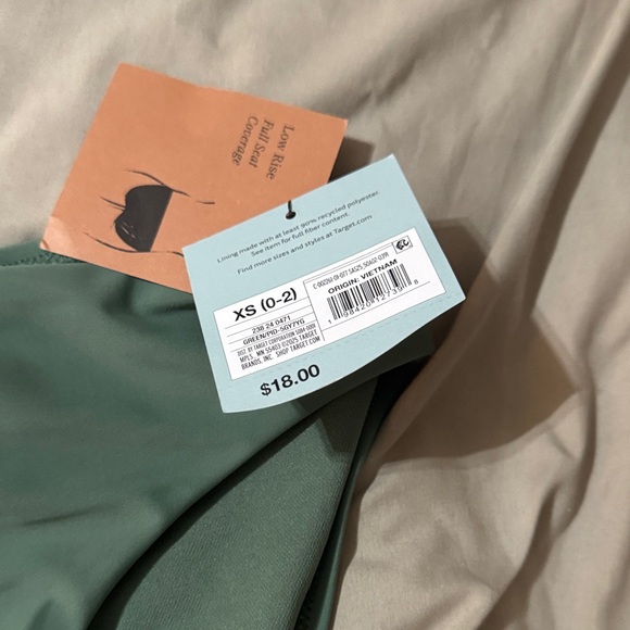 Shade & Shore Olive Bikini Bottom - Picture 2 of 2